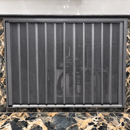 Cửa Lưới Xếp Lá Nhôm Chống Chuột Cho Tủ Bếp